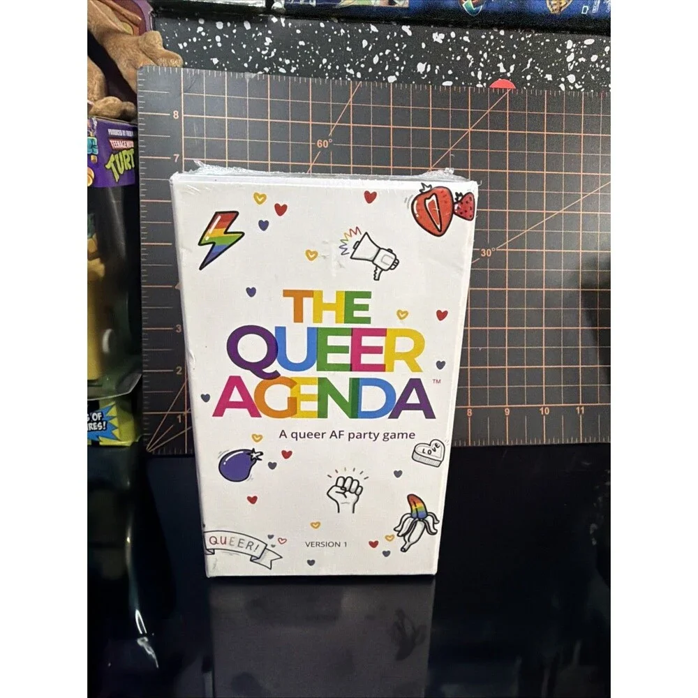 The Queer Agenda Party Card Game Version 1 LGBTQ+ 420 Cards NEW Factory Sealed